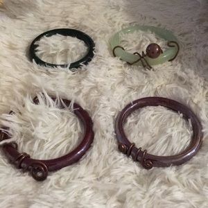 Jade bracelets